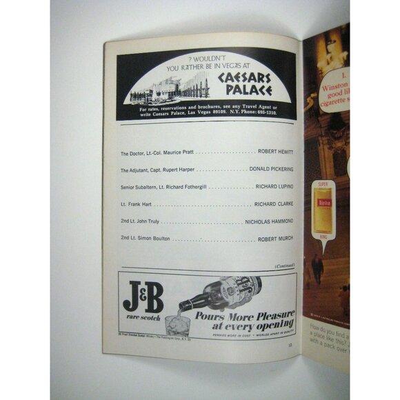 Conduct Unbecoming Playbill Barrymore Theatre 1970 Barrington Jones Clyde - Picture 5 of 8